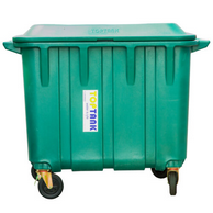 1,100litre Garbage Bin with Wheels
